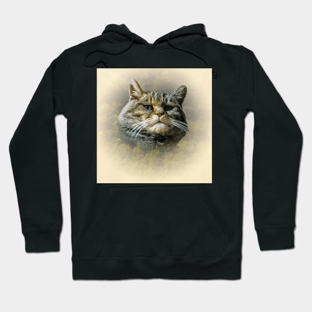 Wild cat Hoodie by Guardi